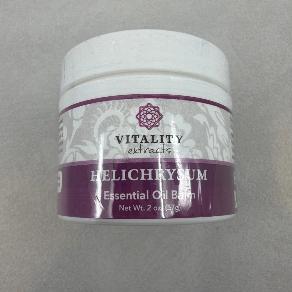 Vitality Extracts 2 PACK HELICHRYSUM Essential Oil BALM - 2 oz / 57g - SEALED!